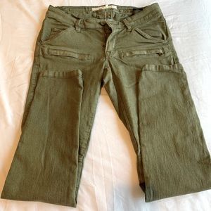 Women’s H&M Green Skinny Fit Jeans, EUR 40/US 10
